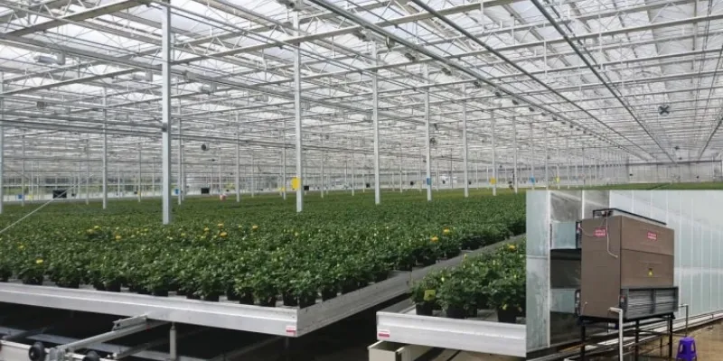 هواساز صنعتی برای گلخانه